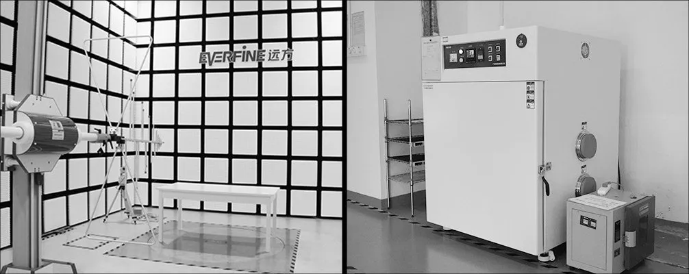 ENCORE factory electromagnetic compatibility test chamber and climate ageing oven used for commercial LED lighting certification testing