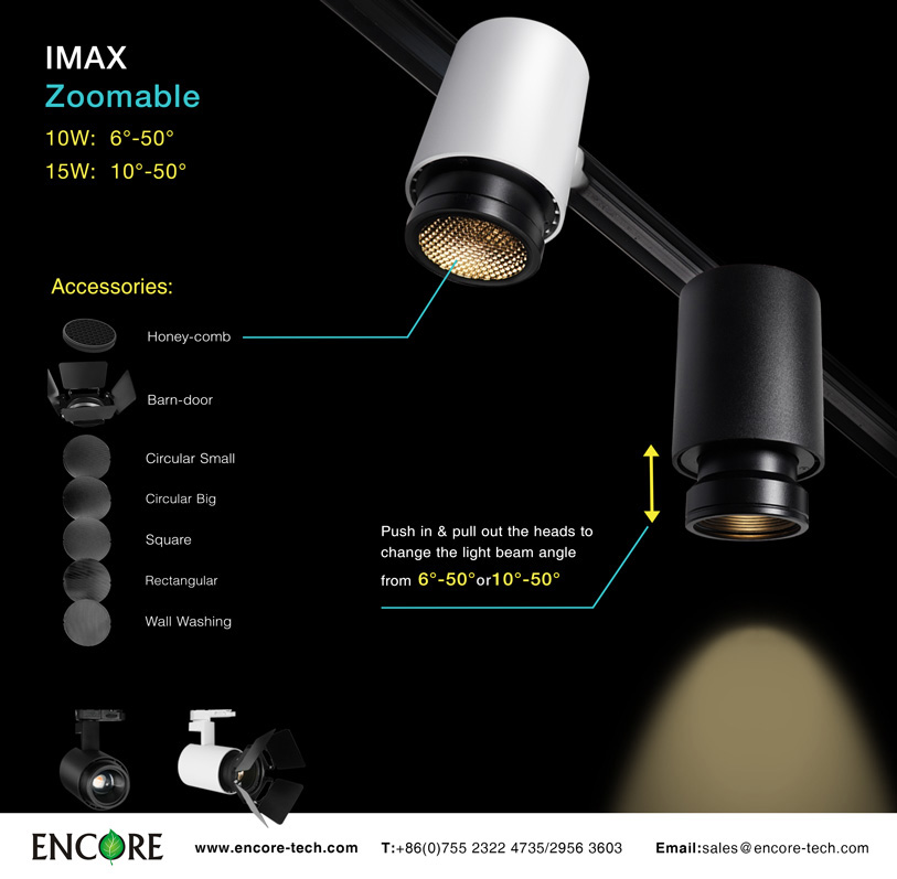 IMAX Zoomable Track Light